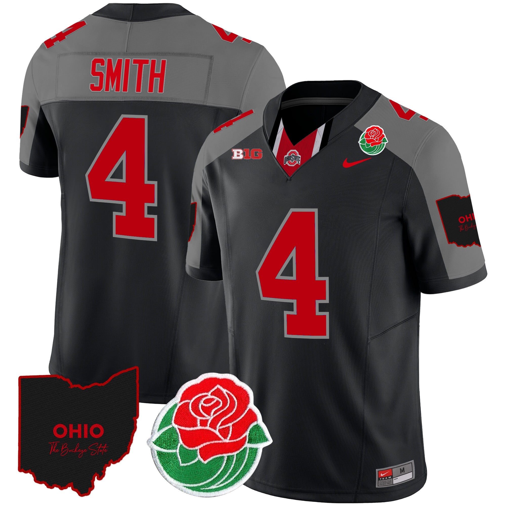 Men's Ohio State Buckeyes Rose Bowl Vapor Limited Jersey - All Stitched
