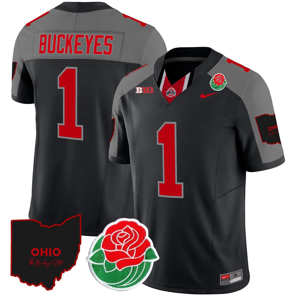 Men's Ohio State Buckeyes Rose Bowl Vapor Limited Jersey - All Stitched