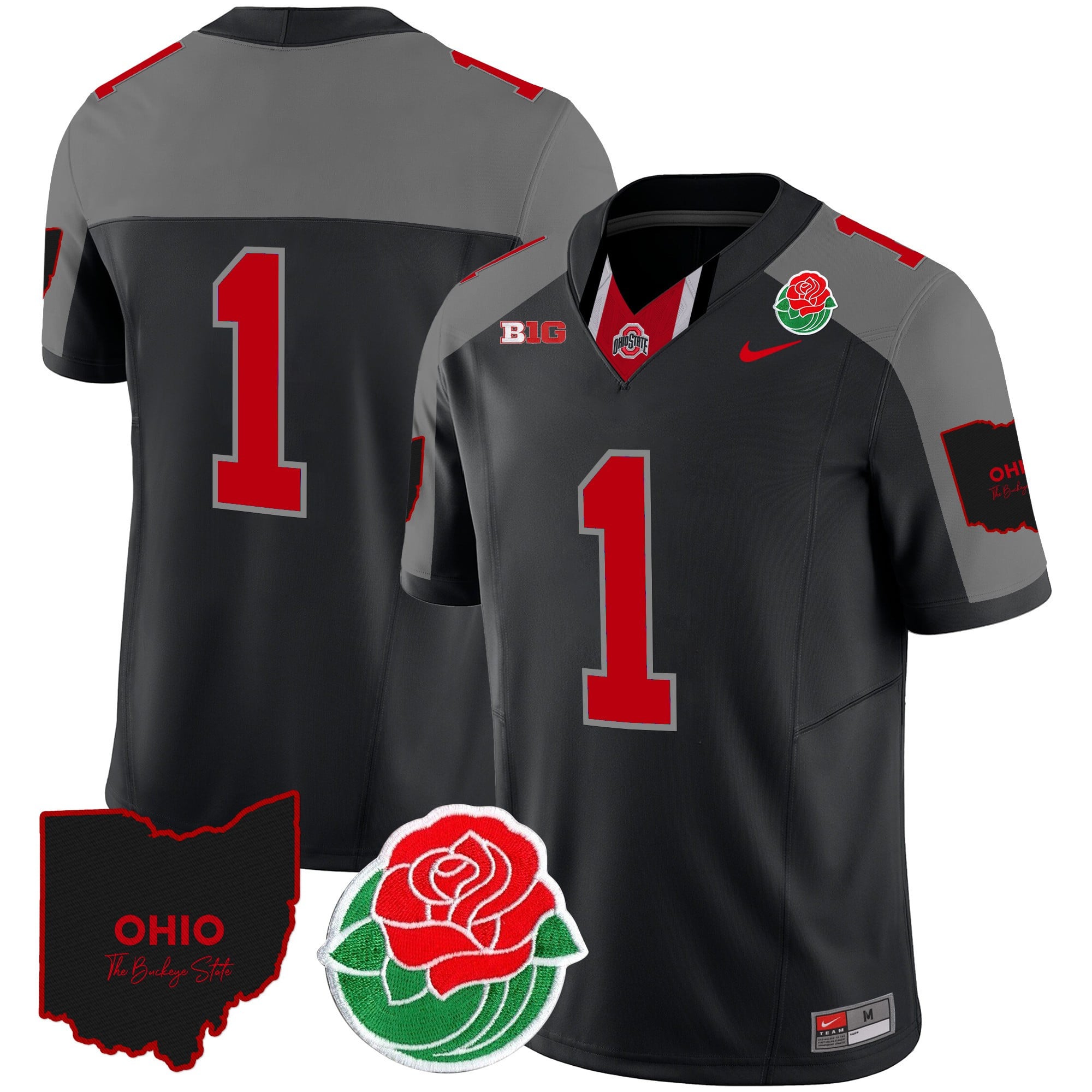 Men's Ohio State Buckeyes Rose Bowl Vapor Limited Jersey - All Stitched