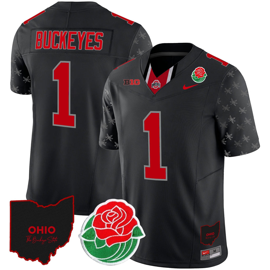 Men's Ohio State Buckeyes Rose Bowl Vapor Limited Jersey - All Stitched