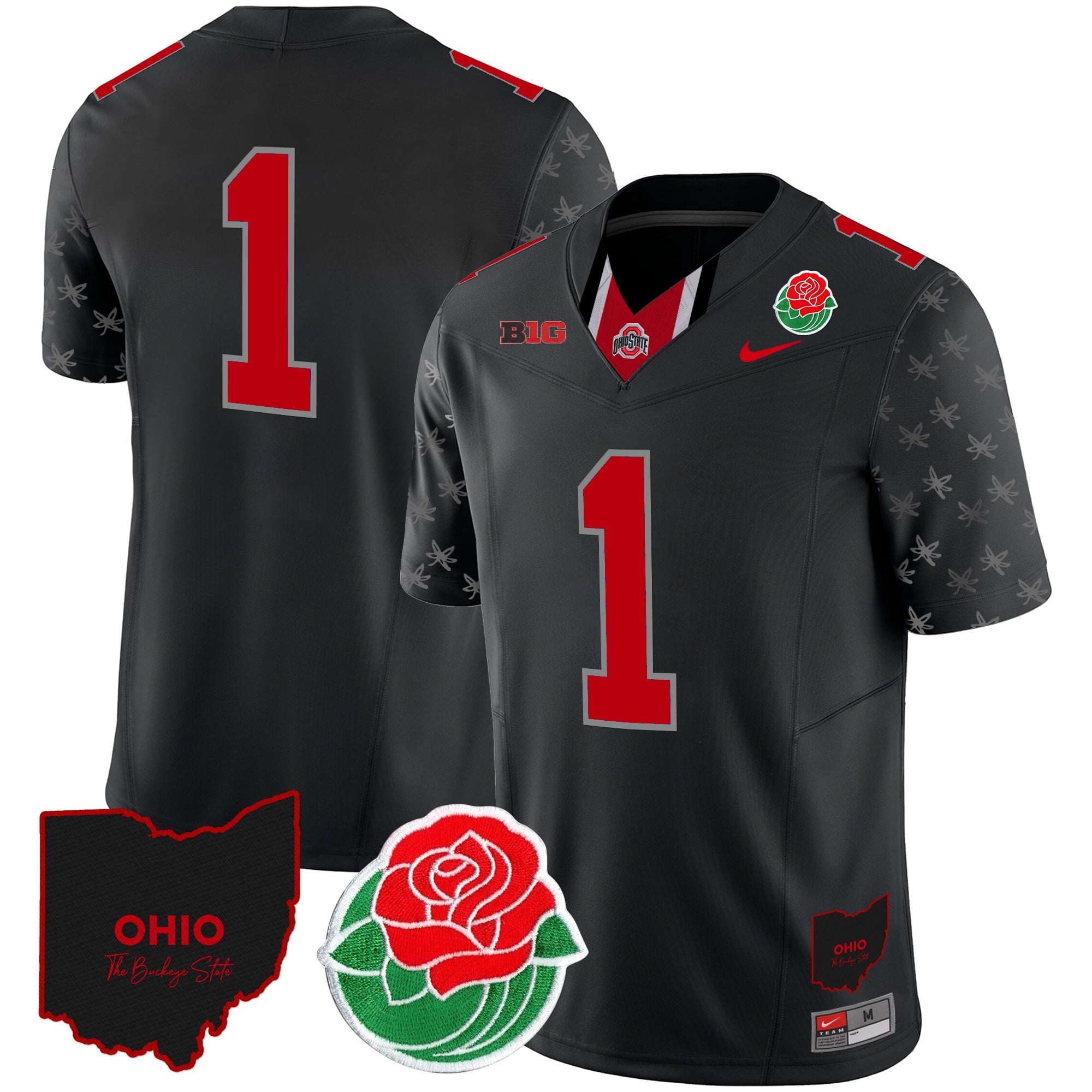 Men's Ohio State Buckeyes Rose Bowl Vapor Limited Jersey - All Stitched