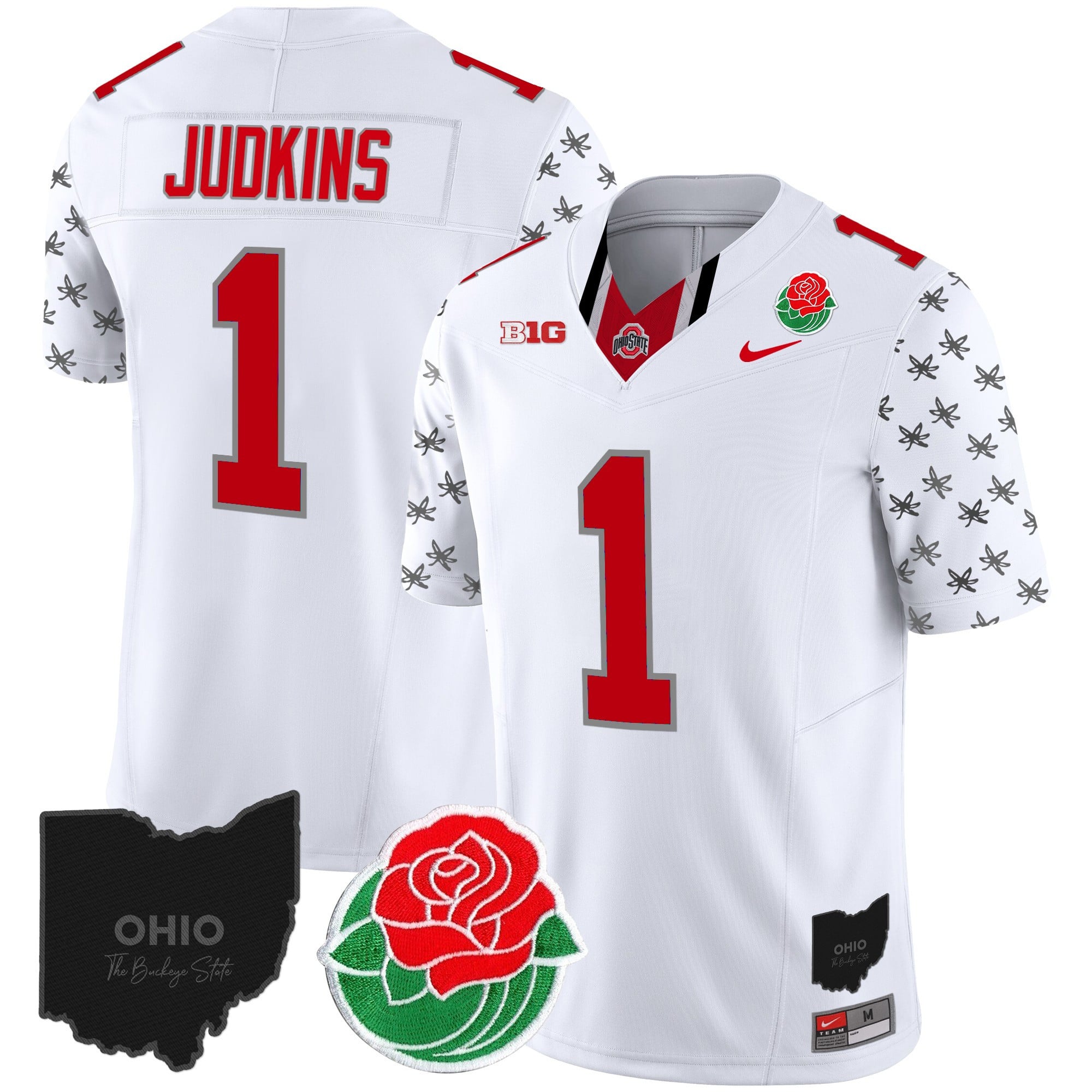Men's Ohio State Buckeyes Rose Bowl Vapor Limited Jersey - All Stitched