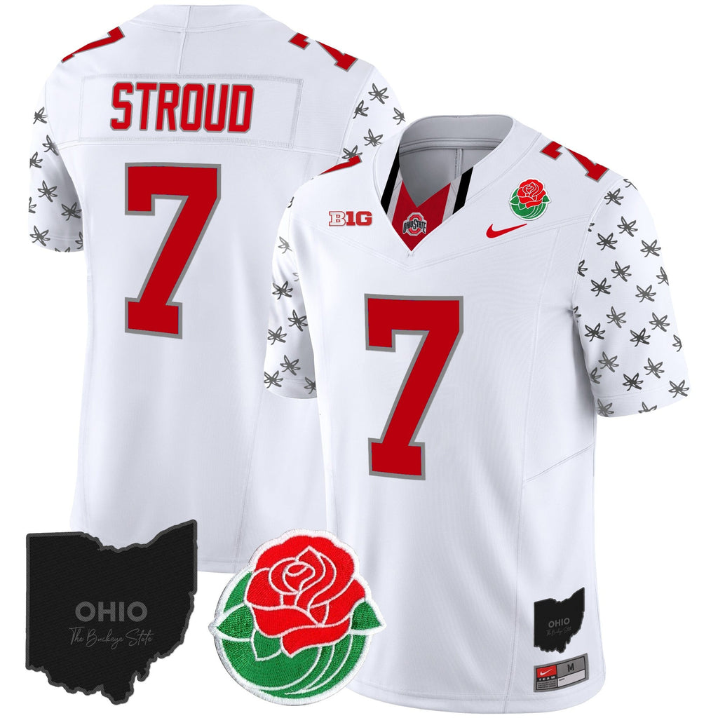 Men's Ohio State Buckeyes Rose Bowl Vapor Limited Jersey - All Stitched