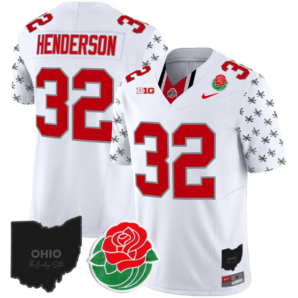 Men's Ohio State Buckeyes Rose Bowl Vapor Limited Jersey - All Stitched