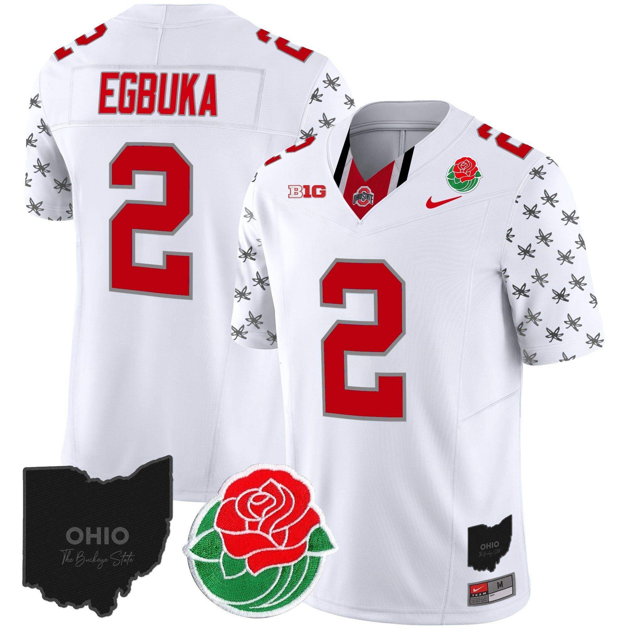 Men's Ohio State Buckeyes Rose Bowl Vapor Limited Jersey - All Stitched