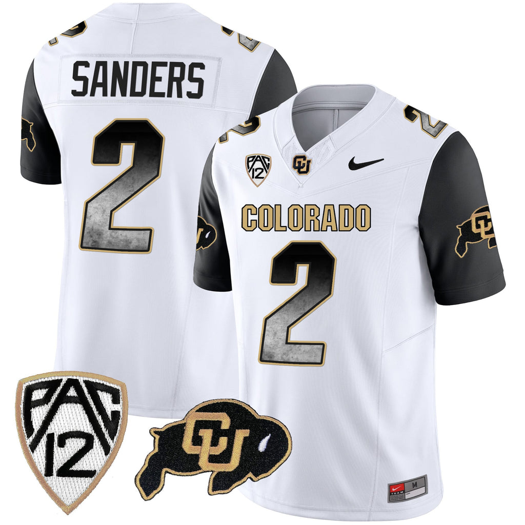 Men's Colorado Buffaloes Arch Smoke Vapor Jersey - All Stitched