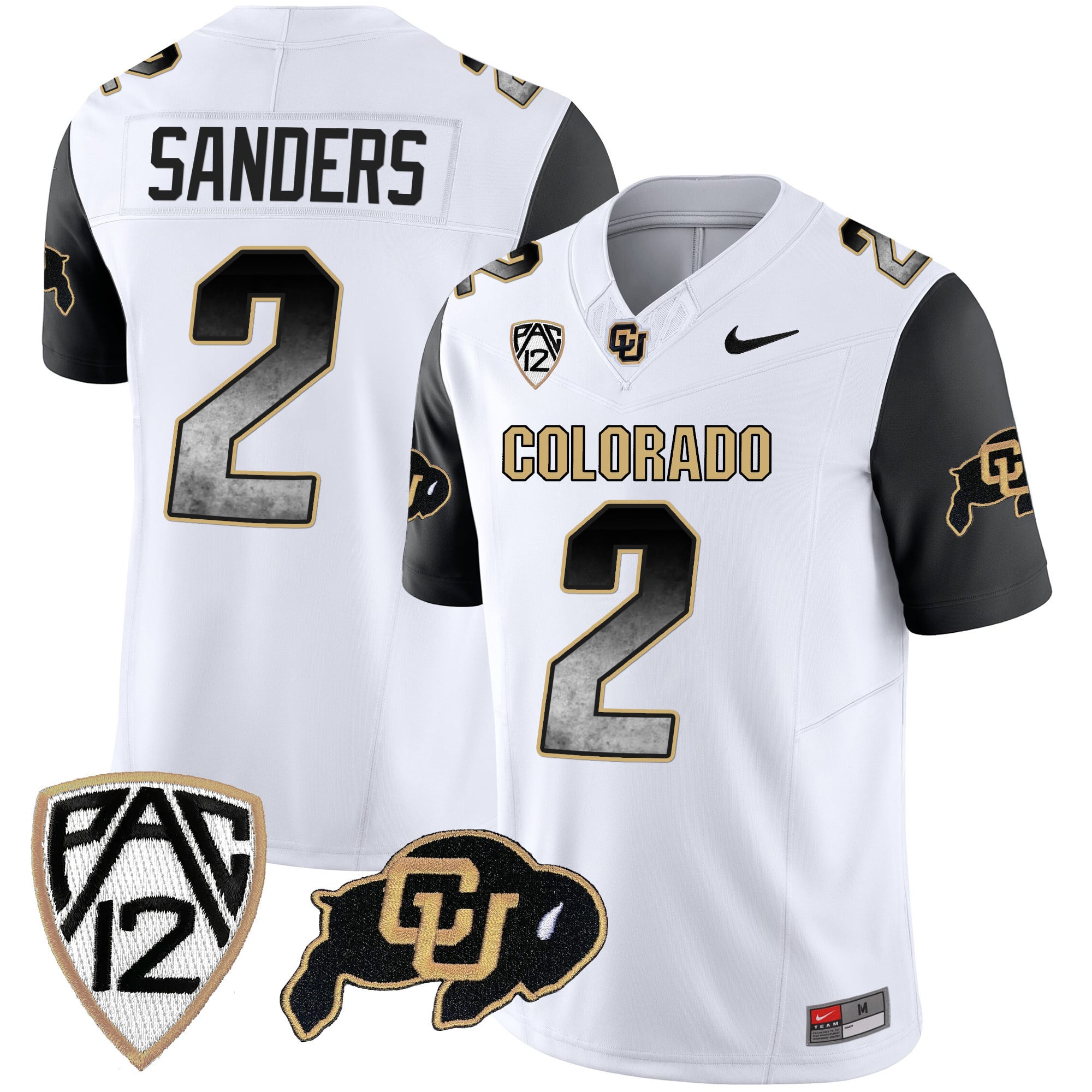 Men's Colorado Buffaloes Arch Smoke Vapor Jersey - All Stitched