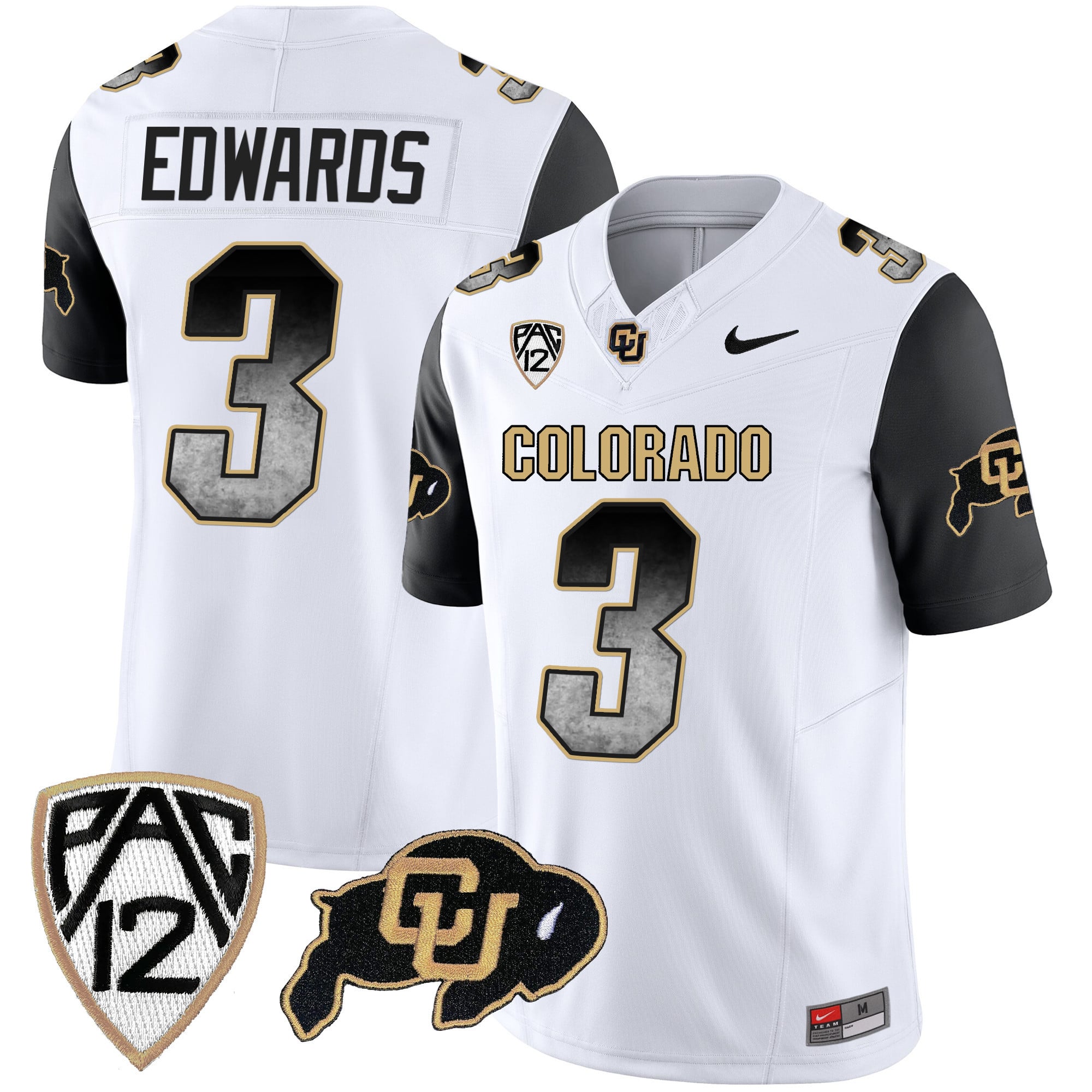 Men's Colorado Buffaloes Arch Smoke Vapor Jersey - All Stitched
