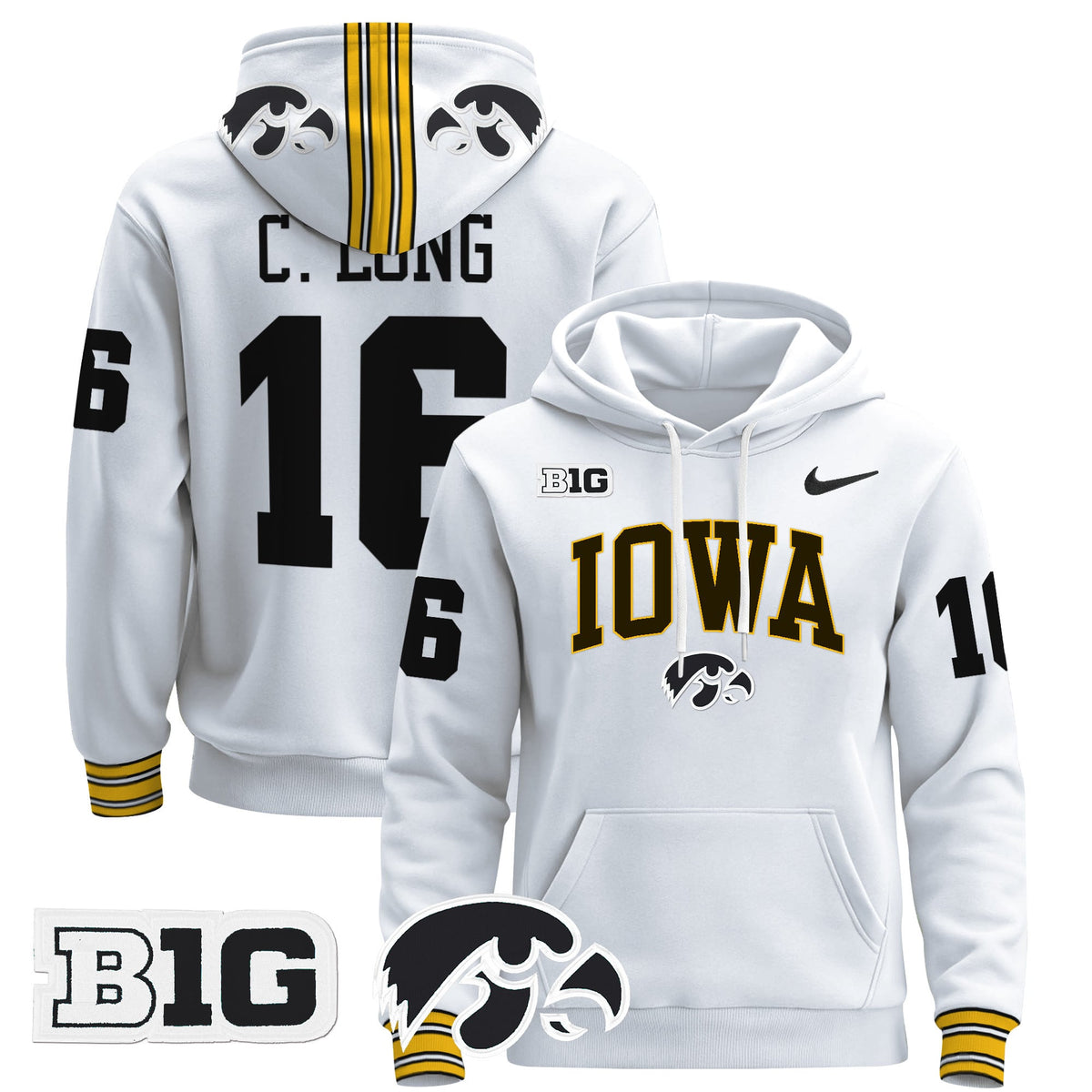 Iowa Hawkeyes 2024 Pullover Hoodie V2