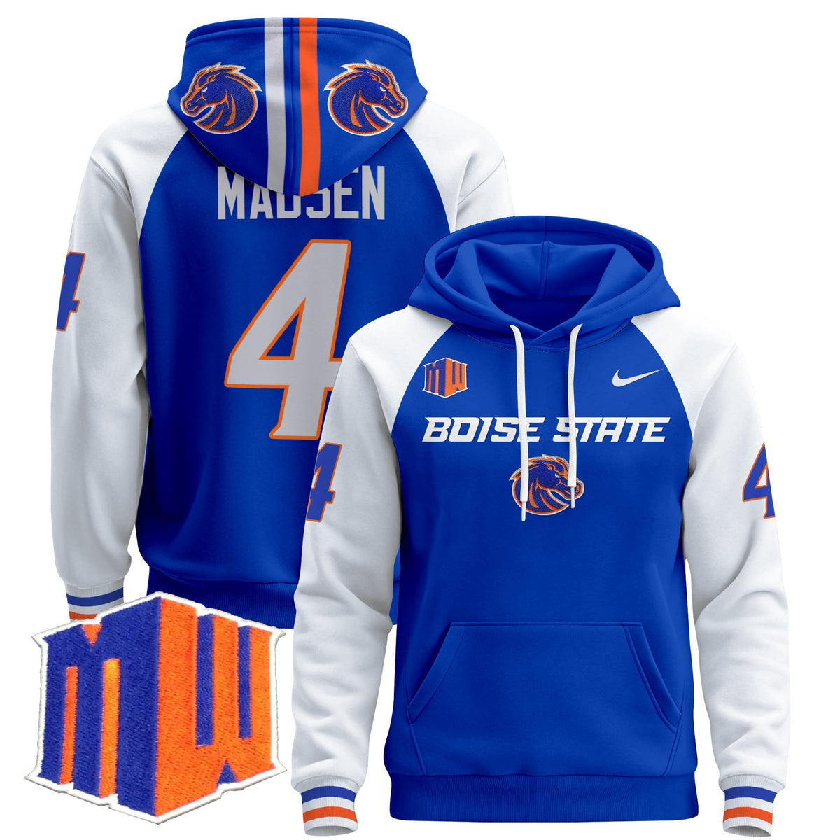Boise State Broncos 2024 Pullover Hoodie V2