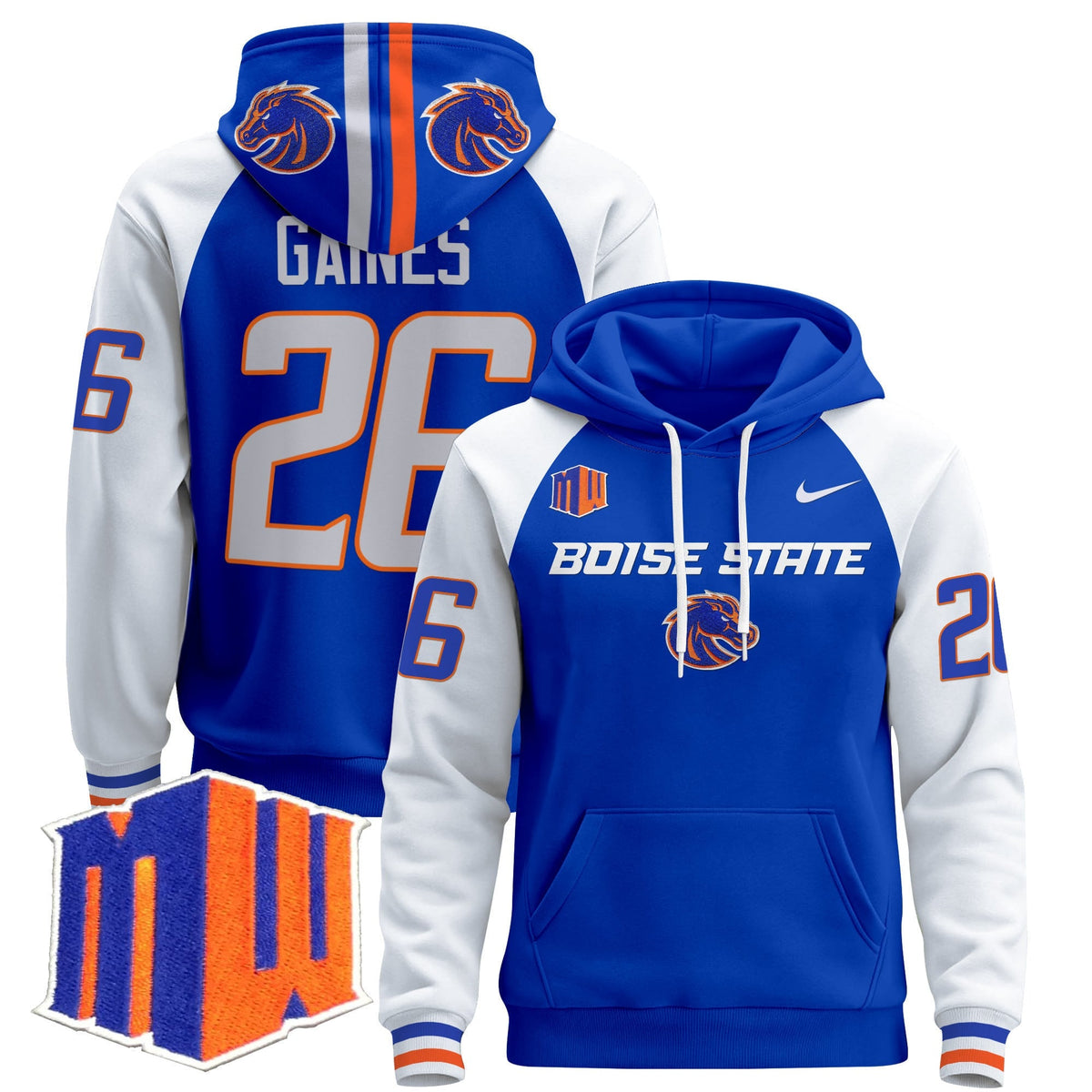 Boise State Broncos 2024 Pullover Hoodie V2