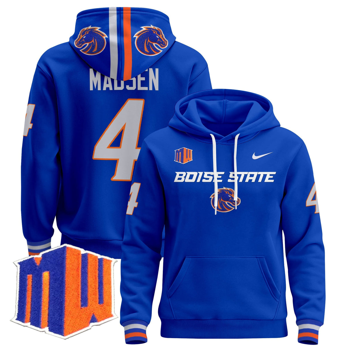 Boise State Broncos 2024 Pullover Hoodie V2