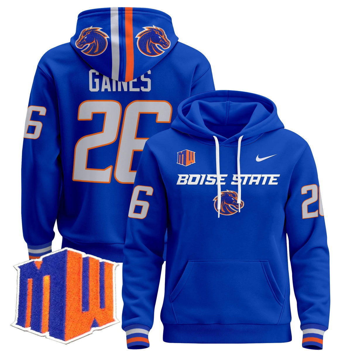 Boise State Broncos 2024 Pullover Hoodie V2