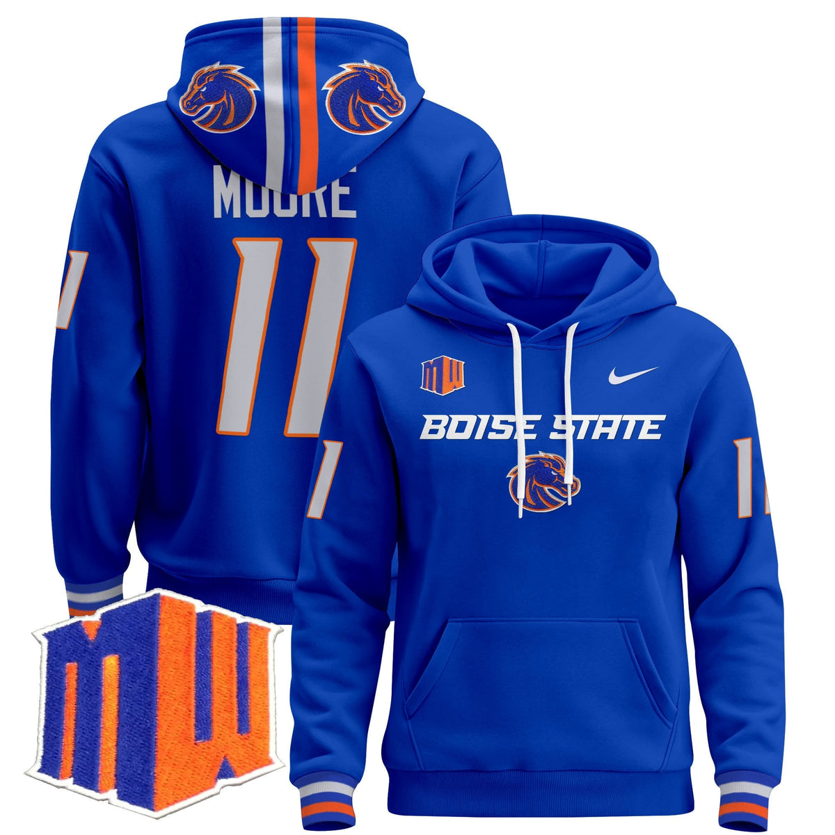 Boise State Broncos 2024 Pullover Hoodie V2