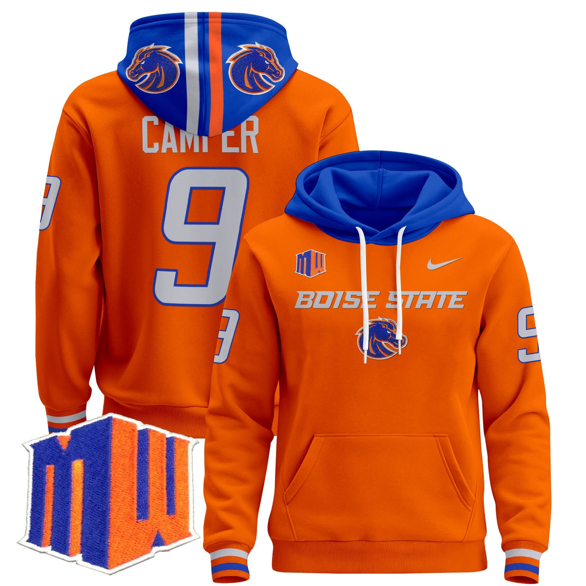 Boise State Broncos 2024 Pullover Hoodie V2