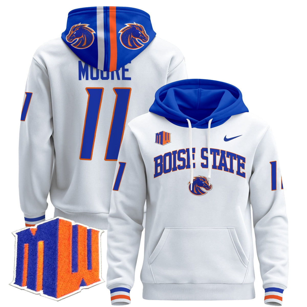 Boise State Broncos 2024 Pullover Hoodie V3