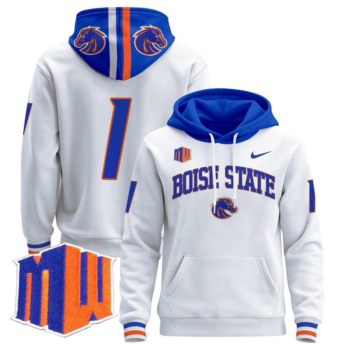 Boise State Broncos 2024 Pullover Hoodie V3