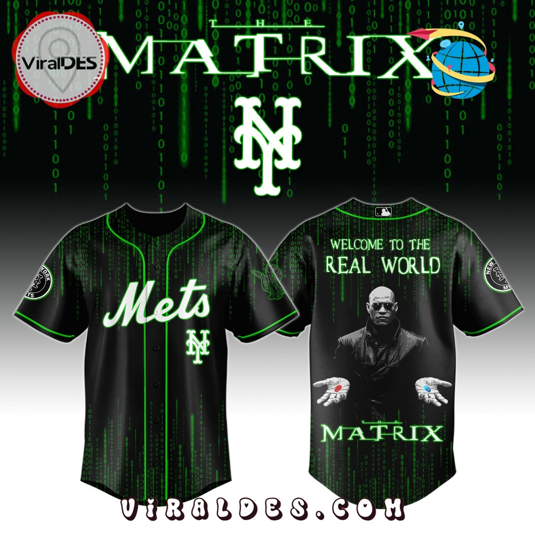 New York Mets MLB The Matrix Baseball Jersey