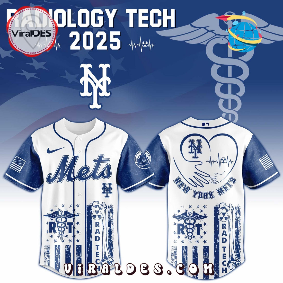 New York Mets MLB x Radiology Tech Night Jersey
