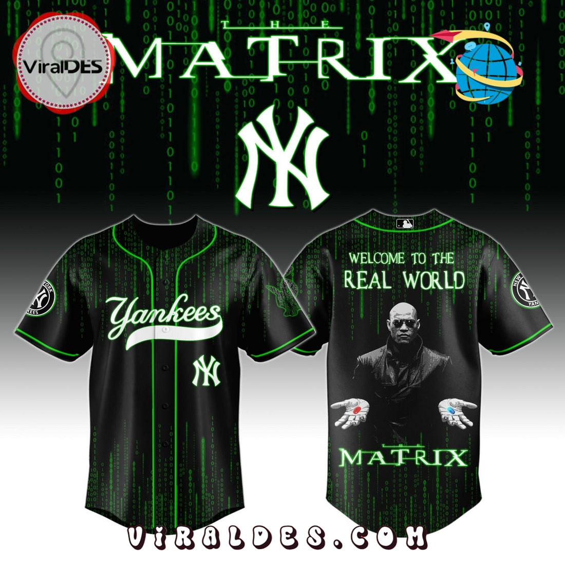 New York Yankees MLB The Matrix Baseball Jersey