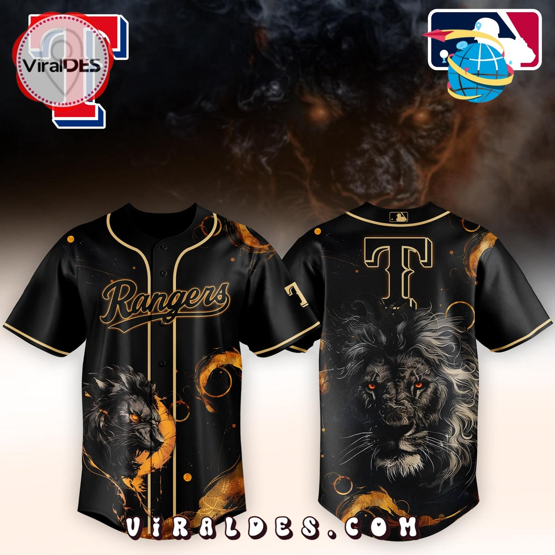 Texas Rangers x Lion Baseball Jersey