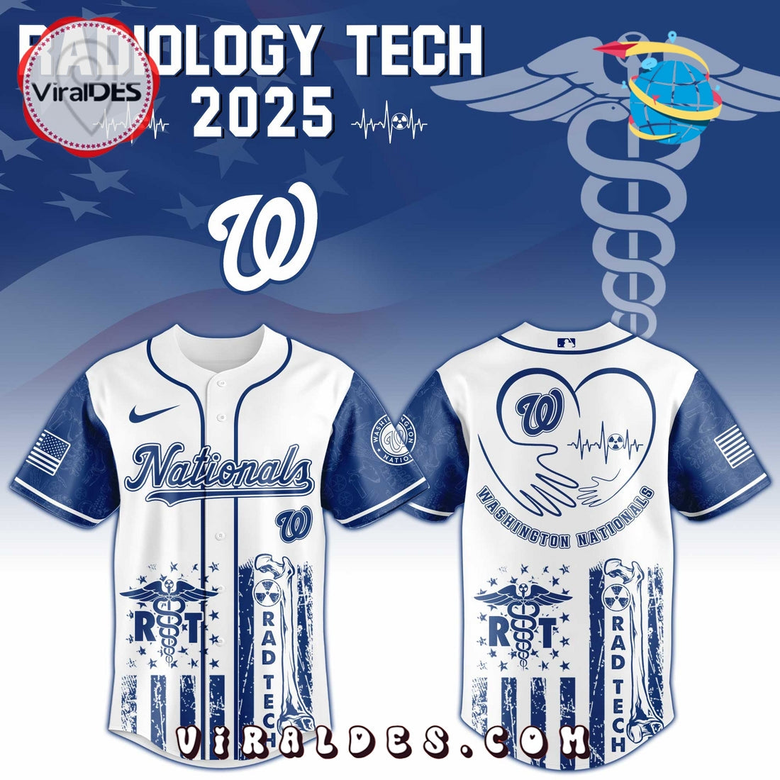 Washington Nationals MLB x Radiology Tech Night Jersey